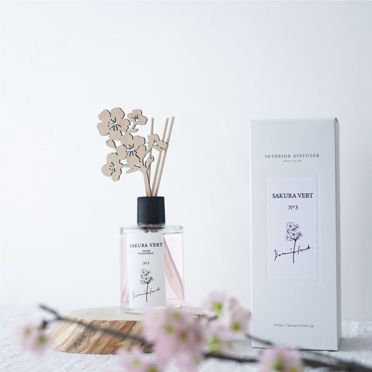 インテリアディフューザー 120ml <br>SAKURA VERT / サクラヴァート