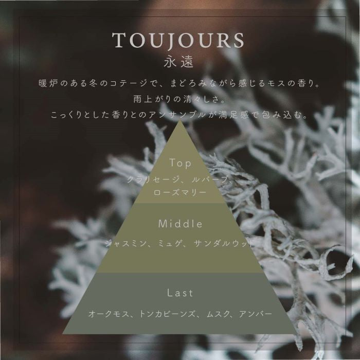 インテリアディフューザー 120ml <br>TOUJOURS / トゥジュー