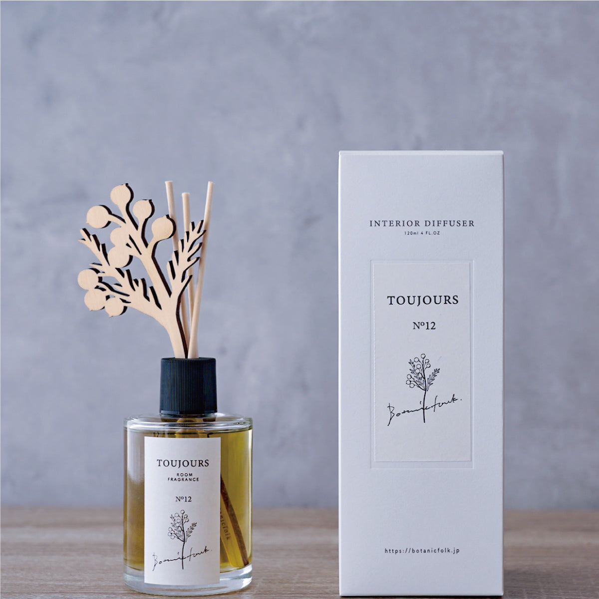 インテリアディフューザー 120ml <br>TOUJOURS / トゥジュー